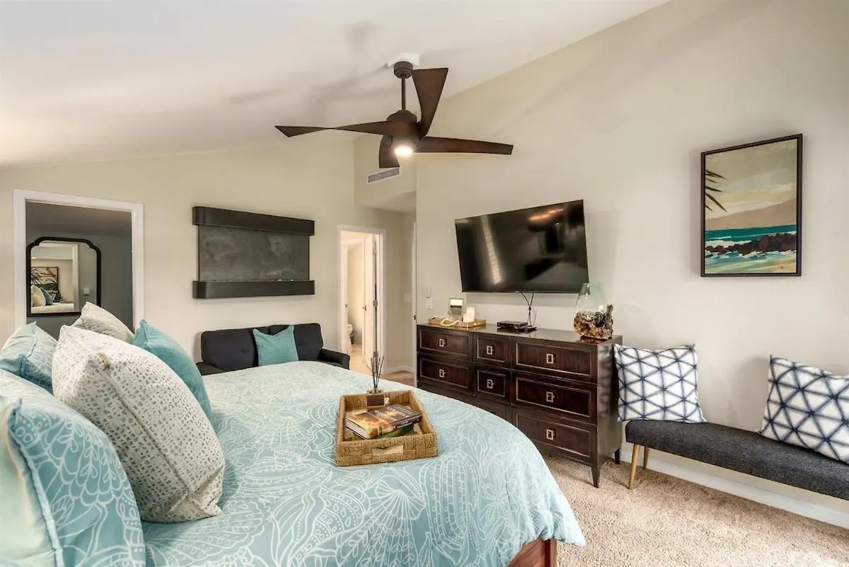Semesterbostad Wailea Elua #202 — Huge Views — Luxury Remodel Villa USA